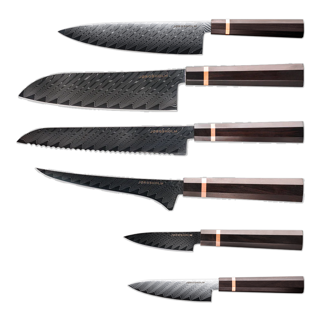 Fuldt knivsæt (6 knive) - pakketilbud